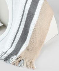 Cachecol-Feminino-Listrado-com-Franjas-Off-White-9834499-Off_White_4 Cachecol-Feminino-Listrado-com-Franjas-Off-White-9834499-Off_White_4