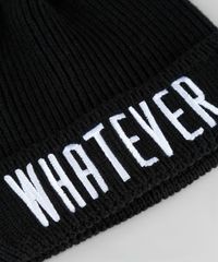 Gorro-Unissex-em-Trico-com-Bordado--Whatever--Preto-9801875-Preto_4