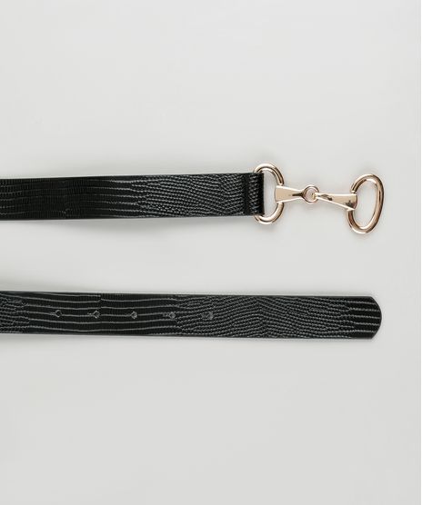 Cinto-Feminino-Transpassado-Texturizado-Croco-com-Fivela-Preto-9858684-Preto_1