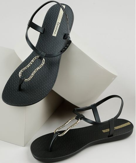 Rasteirinha-Feminina-Ipanema-Class-Mood-com-Argola-Preta-9925069-Preto_1