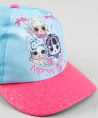 Bone-Infantil-Aba-Curva-LOL-Surprise-Azul-Claro-9927285-Azul_Claro_2