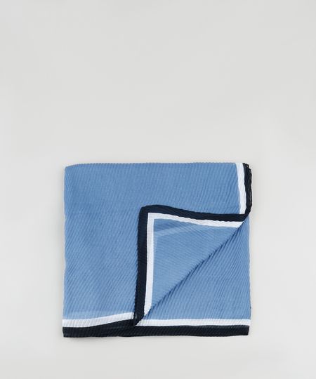 Lenco-Feminino-Plissado-com-Listras-Azul-9841629-Azul_1