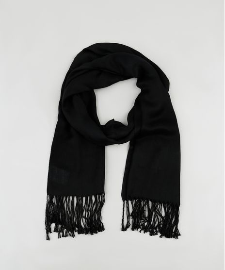 Lenco-Feminino-com-Franjas-Preto-9841642-Preto_1