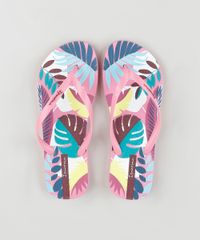 Chinelo-Feminino-Ipanema-Trendy-Estampado-de-Folhagem-Rosa-9925045-Rosa_2
