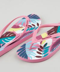 Chinelo-Feminino-Ipanema-Trendy-Estampado-de-Folhagem-Rosa-9925045-Rosa_6