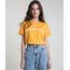 T-Shirt-Feminina-Mindset--Sweeter-Than-Honey--Manga-Curta-Decote-Redondo-Mostarda-9937836-Mostarda_1