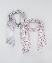 Kit-de-2-Lencos-Femininos-Estampados-Rosa-Claro-9401568-Rosa_Claro_2