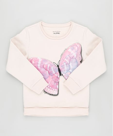 Blusao-Infantil-em-Moletom-Felpado-com-Estampa-Interativa-de-Borboleta-Rose-9892337-Rose_1