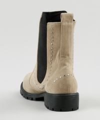 Bota-Feminina-Oneself-Chelsea-Cano-Curto-Bico-Redondo-com-Tachas-Bege-9919089-Bege_4