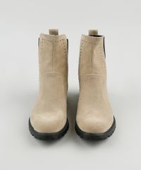 Bota-Feminina-Oneself-Chelsea-Cano-Curto-Bico-Redondo-com-Tachas-Bege-9919089-Bege_5