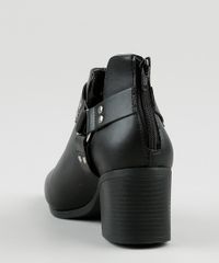 Bota-Feminina-Oneself-Country-Cano-Curto-Bico-Fino-Salto-Grosso-Medio-com-Vazado-e-Argola-Preta-9919090-Preto_4