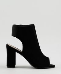 Sandal-Boot-Feminina-Via-Uno-Salto-Alto-Grosso-em-Veludo-Preta-9942604-Preto_2