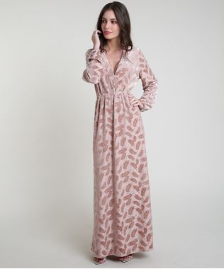 Vestido-Feminino-Mindset-Longo-em-Veludo-Devore-Folhas-Manga-Longa-Rose-9655193-Rose_1