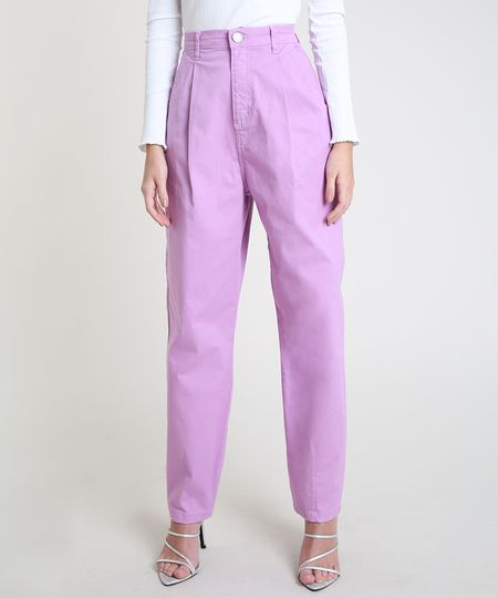 Calca-de-Sarja-Feminina-Mindset-Slouchy-Cintura-Alta-Lilas-9944807-Lilas_1 Calca-de-Sarja-Feminina-Mindset-Slouchy-Cintura-Alta-Lilas-9944807-Lilas_1