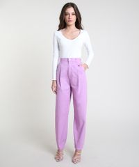 Calca-de-Sarja-Feminina-Mindset-Slouchy-Cintura-Alta-Lilas-9944807-Lilas_3