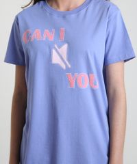 T-Shirt-Feminina-Mindset--Can-I-Mute-You---Manga-Curta-Decote-Redondo-Lilas-9937837-Lilas_4