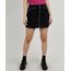 Saia-de-Sarja-Feminina-Curta-com-Ziper-de-Argola-Preta-9887162-Preto_1
