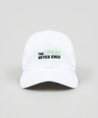 Bone-Unissex-Carnaval-Aba-Curva-com-Bordado--The-Litrao-Never-Ends--Branco-9943084-Branco_1