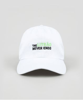 Bone-Unissex-Carnaval-Aba-Curva-com-Bordado--The-Litrao-Never-Ends--Branco-9943084-Branco_1