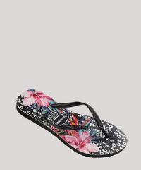 Chinelo-Feminino-Havaianas-Slim-Animal-Floral-Estampado-Preto-9917872-Preto_2