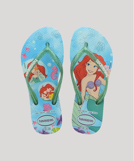 Chinelo-Infantil-Havaianas-Slim-Princess-Pequena-Sereia-Ariel-Branco-9918376-Branco_1