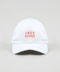 Bone-Unissex-Carnaval-Aba-Curva-com-Bordado--Cruz-Quero--Branco-9943085-Branco_1