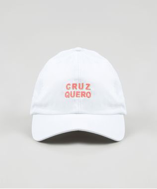 Bone-Unissex-Carnaval-Aba-Curva-com-Bordado--Cruz-Quero--Branco-9943085-Branco_1