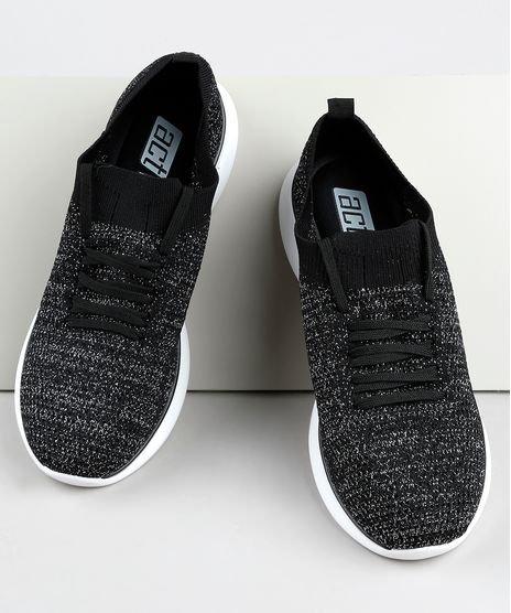 Tenis-Feminino-Actvitta-Knit-Running-com-Lurex-e-Cadarco-Preto-9903662-Preto_1