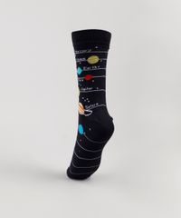 Meia-Masculina-Cano-Alto-Divertida-Listrada-Sistema-Solar-Preta-9900907-Preto_2