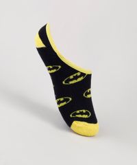 Meia-Infantil-Sapatilha-Batman-Estampada-Atoalhada-Preta-9932602-Preto_1
