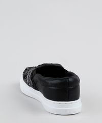 Tenis-Infantil-Slip-On-com-Paete-Dupla-Face-e-Brilho-Preto-9905909-Preto_5