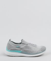 Tenis-Feminino-Actvitta-Knit-Running-com-Lurex-e-Cadarco-Cinza-Mescla-9903664-Cinza_Mescla_2