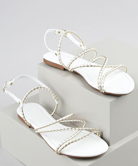 Rasteirinha-Feminina-Oneself-Bicolor-Branca-9906504-Branco_1