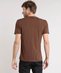 Camiseta-Masculina-Basica-Manga-Curta-Gola-Careca-Marrom-9451466-Marrom_2
