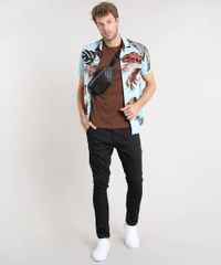 Camiseta-Masculina-Basica-Manga-Curta-Gola-Careca-Marrom-9451466-Marrom_3