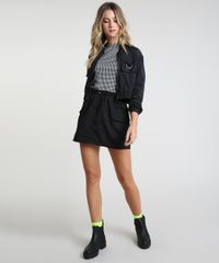 Jaqueta-Bomber-Feminina-Cropped-em-Nylon-com-Bolsos-Preta-9805002-Preto_3