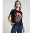 Blusa-Feminina-de-Banda-The-Rolling-Stones-Animal-Print-Onca-Manga-Curta-Decote-Redondo-Preta-9894319-Preto_1