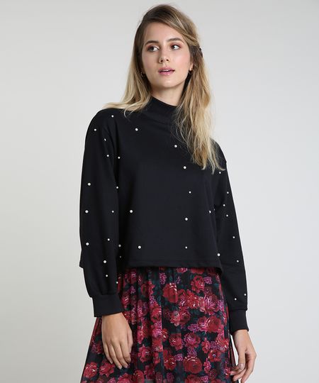 Blusao-Feminino-em-Moletom-com-Perolas-Preto-9893748-Preto_1 Blusao-Feminino-em-Moletom-com-Perolas-Preto-9893748-Preto_1