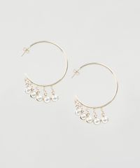 Brinco-Feminino-de-Argola-Folheado-com-Perolas-Dourado-9883557-Dourado_1
