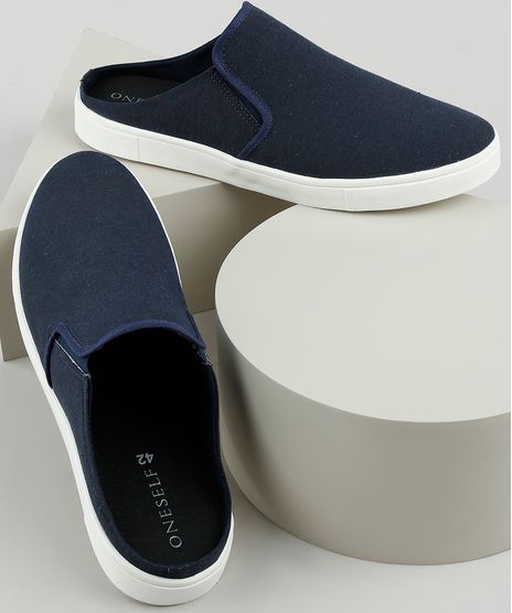 Tenis-Slip-On-Mule-Masculino-Oneself-Azul-Escuro-9924375-Azul_Escuro_1