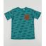 Camiseta-Infantil-Estampada-de-Dinossauros-com-Bolso-em-Suede-Manga-Curta-Verde-9876157-Verde_1