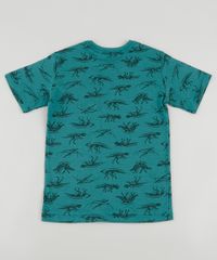 Camiseta-Infantil-Estampada-de-Dinossauros-com-Bolso-em-Suede-Manga-Curta-Verde-9876157-Verde_2