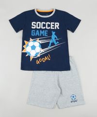 Pijama-Infantil--Soccer-Game--Manga-Curta-Azul-Marinho-9878565-Azul_Marinho_1