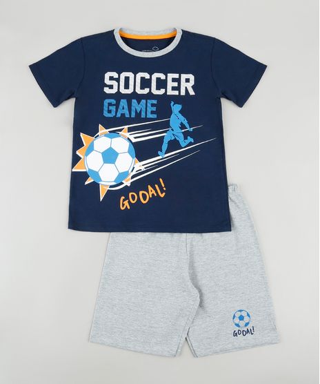 Pijama-Infantil--Soccer-Game--Manga-Curta-Azul-Marinho-9878565-Azul_Marinho_1