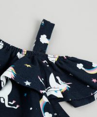 Macaquinho-Infantil-Open-Shoulder-Estampado-de-Unicornio-Manga-Curta-com-Laco-Azul-Marinho-9913807-Azul_Marinho_3