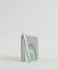 Carteira-Feminina-Arco-Iris-com-Glitter-e-Alca-de-Mao-Prateada-9901235-Prateada_2