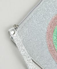 Carteira-Feminina-Arco-Iris-com-Glitter-e-Alca-de-Mao-Prateada-9901235-Prateada_3