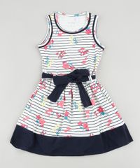 Vestido-Infantil-Listrado-Floral-com-Faixa-para-Amarrar-Sem-Manga-Off-White-9916423-Off_White_1