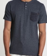 Camiseta-Masculina-com-Bolso-Manga-Curta-Gola-Portuguesa-Cinza-Mescla-Escuro-9871266-Cinza_Mescla_Escuro_4