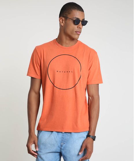 Camiseta-Masculina--Natural--Manga-Curta-Gola-Careca-Laranja-9875223-Laranja_1
